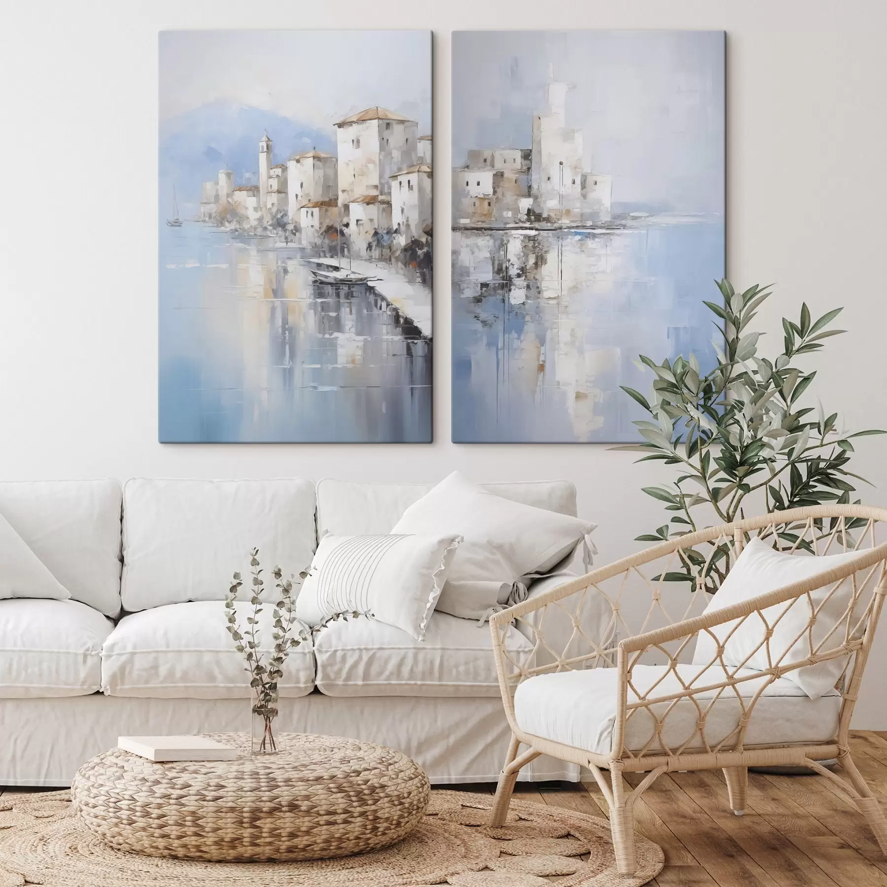 wall murals Abstract landscape imitation of painting m00997