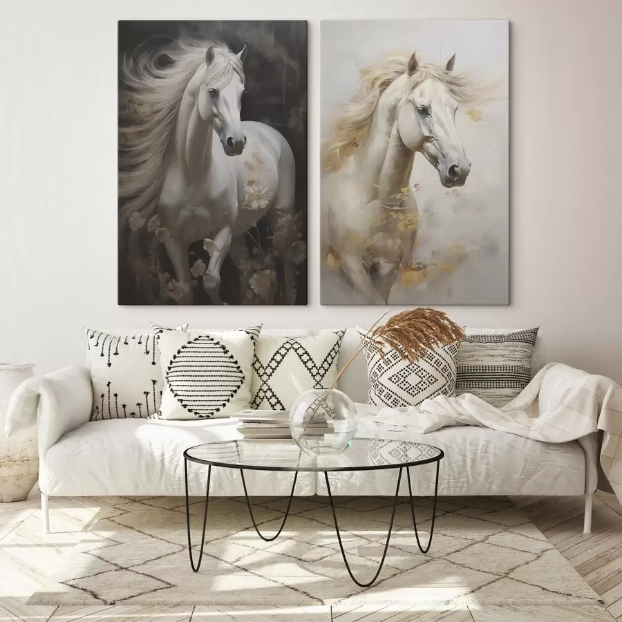 murales Imitación de pintura de caballo m01000