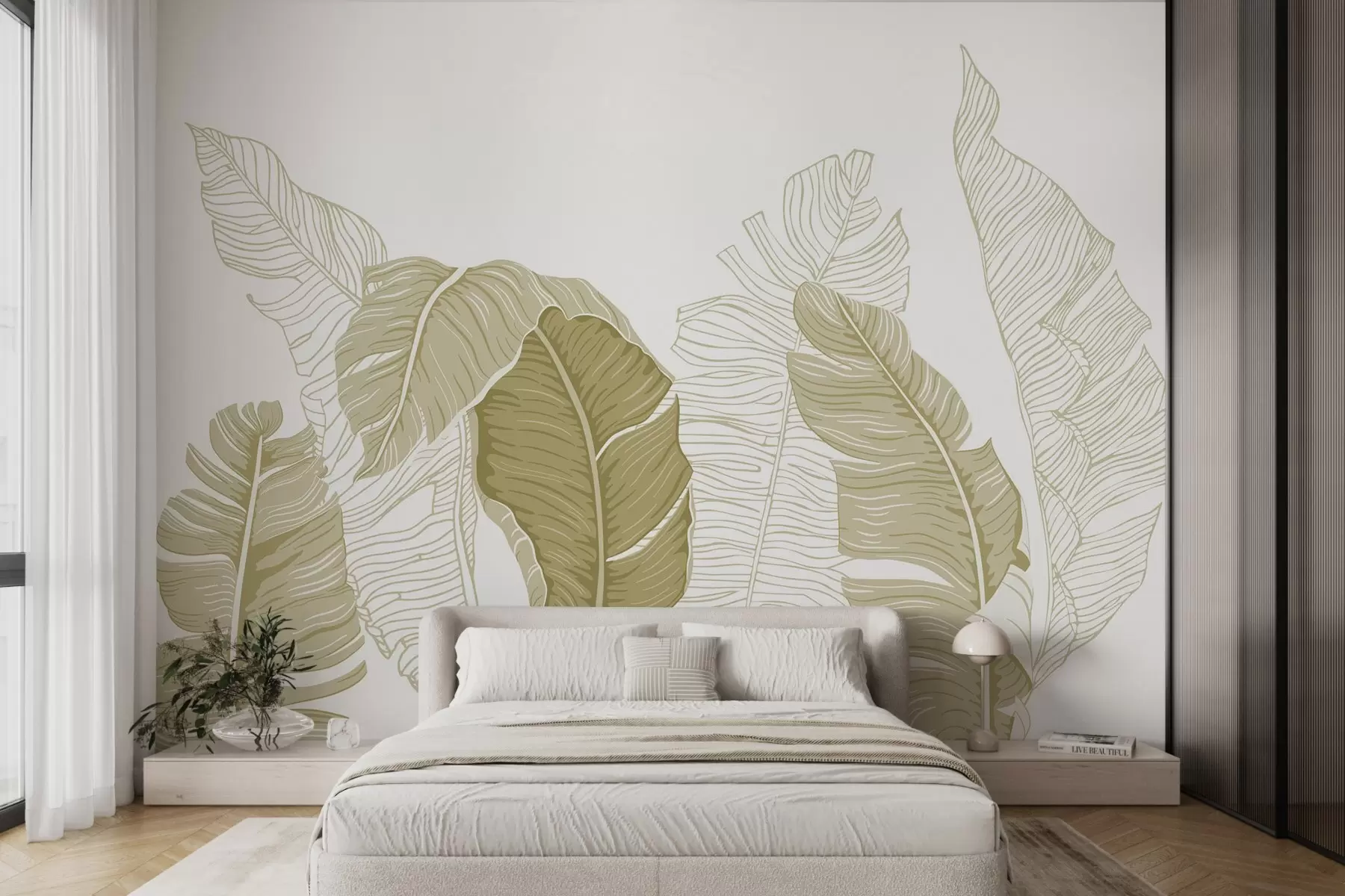 Wall Mural Photo Wallpaper Foliage w04895v2