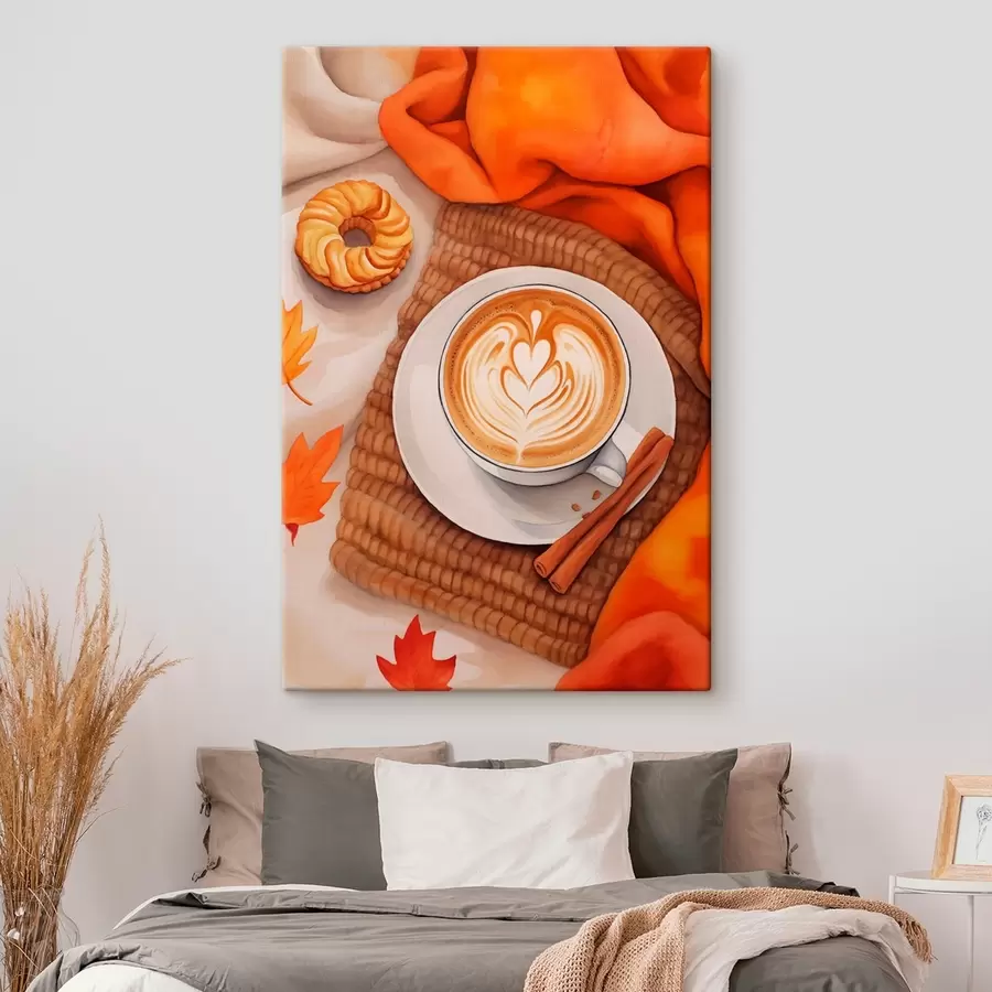 wall murals Autumn latte s46623