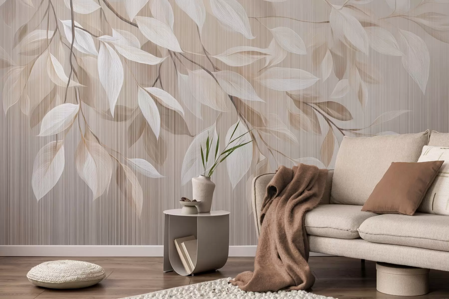 wall murals Hanging tree branch w04903