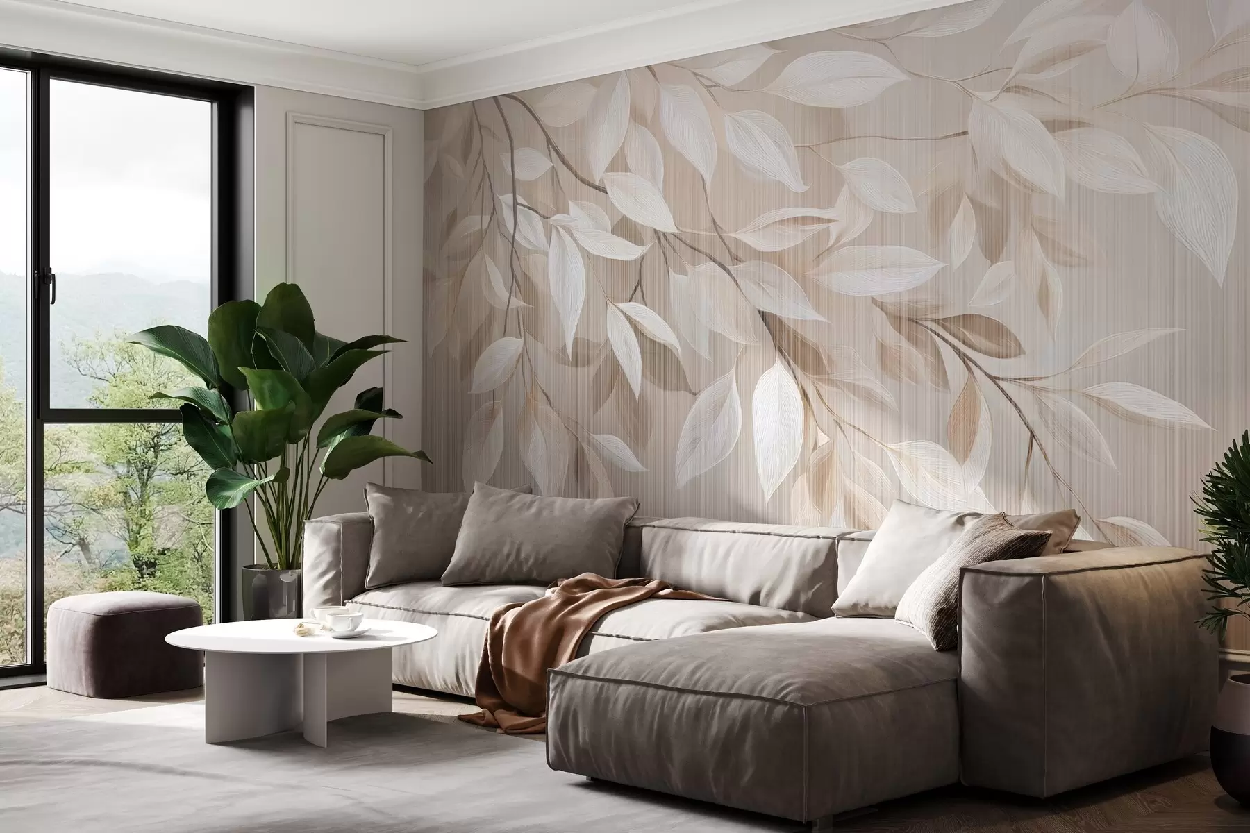 Wall Mural Photo Wallpaper Hanging tree branch w04903