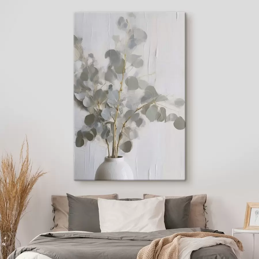 murales Pintura imitación de ramitas en un jarrón s46719