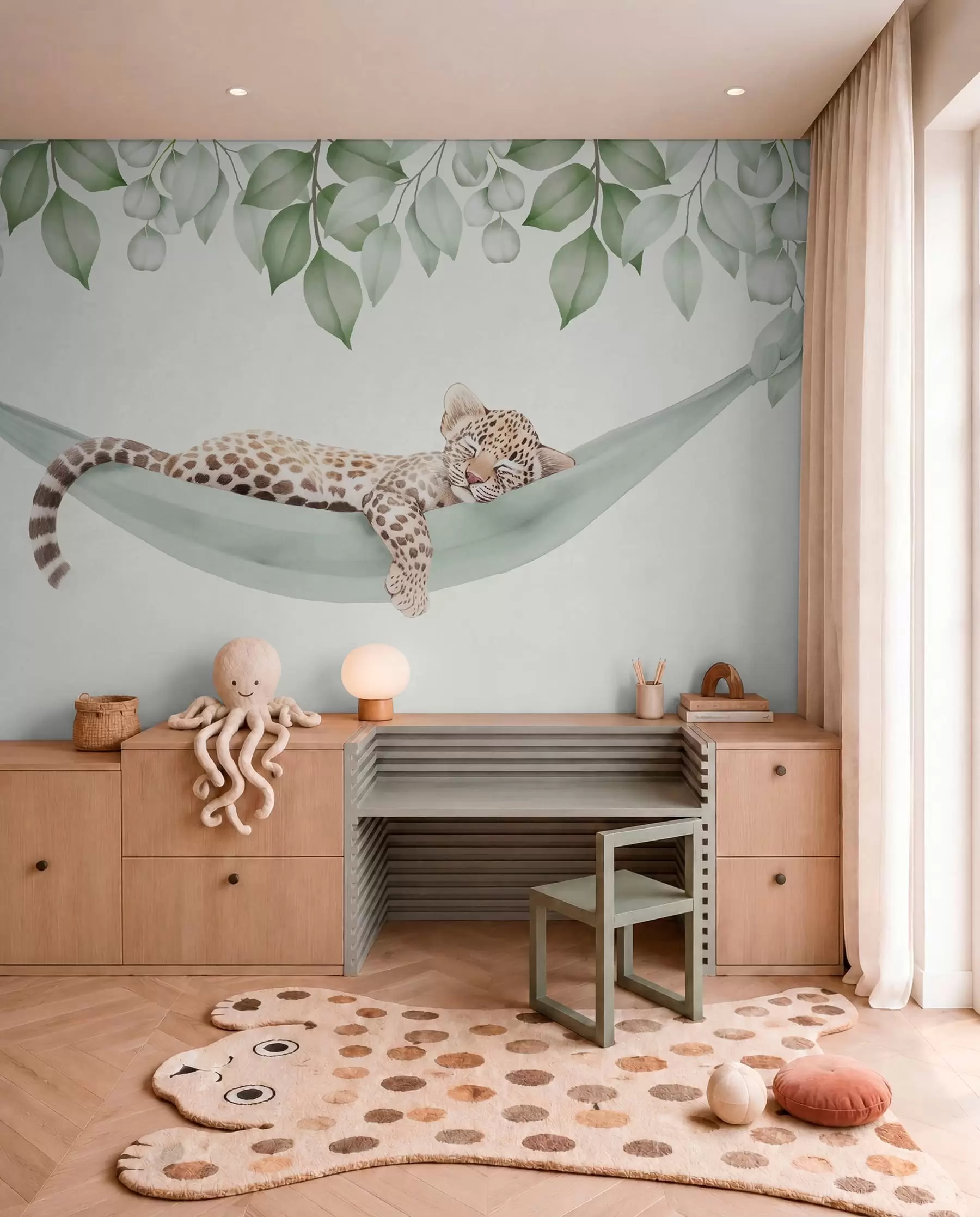 Wall Mural Photo Wallpaper Leopard Siesta w04881