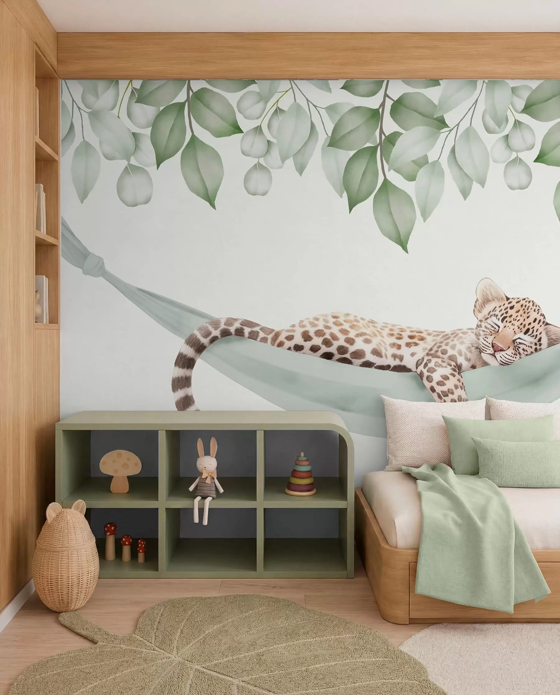 wall murals Leopard Siesta w04881