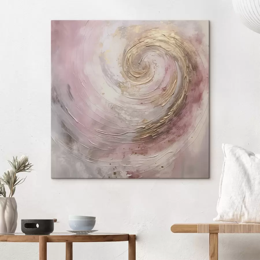 murales Remolino abstracto, pintura de imitación s46745