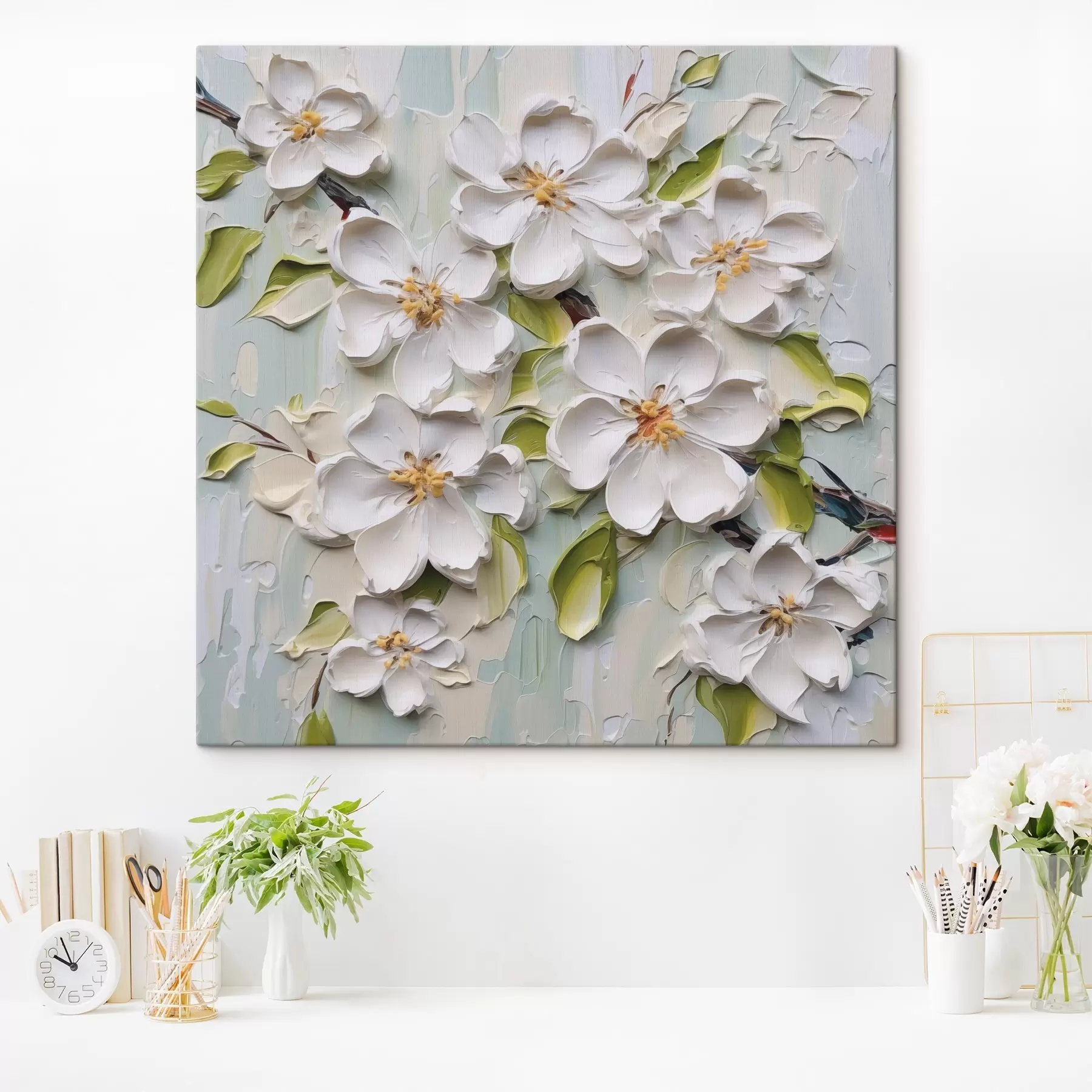wall murals Flowers imitation painting s46754
