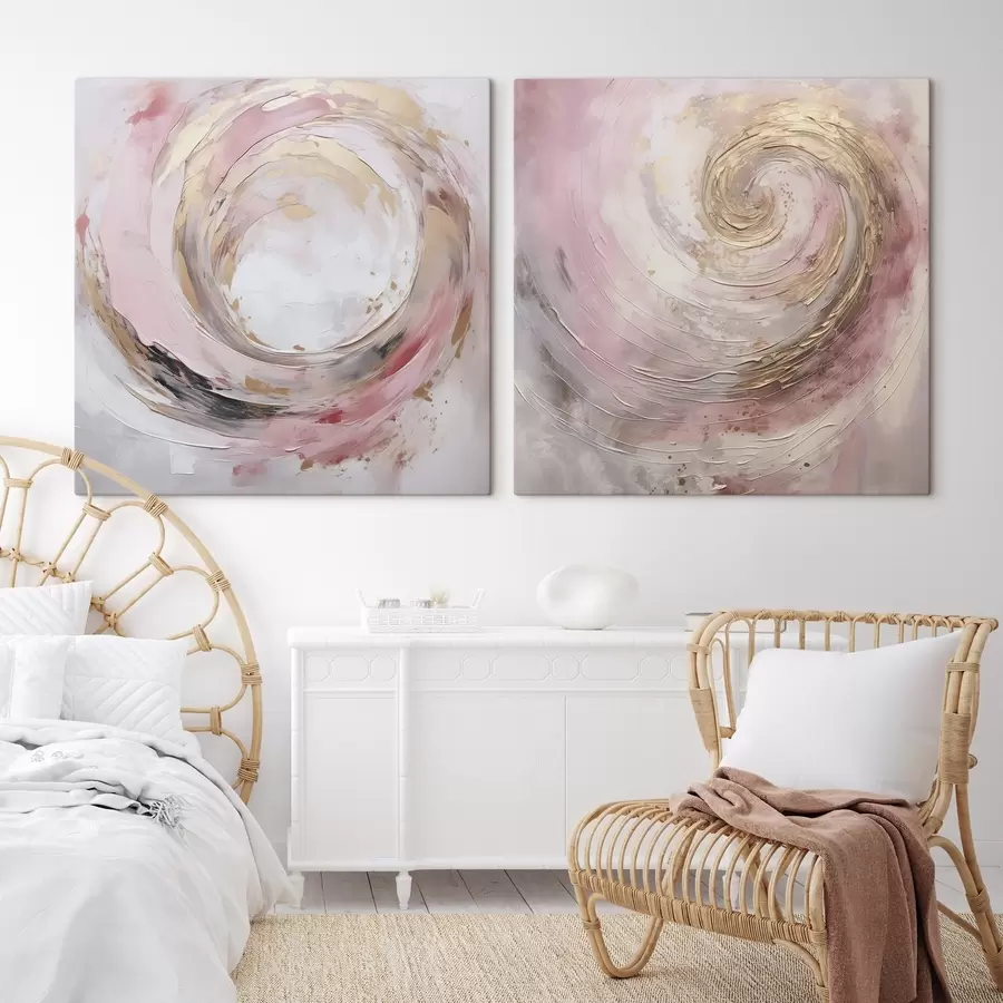 murales Pintura abstracta imitación remolino m01028