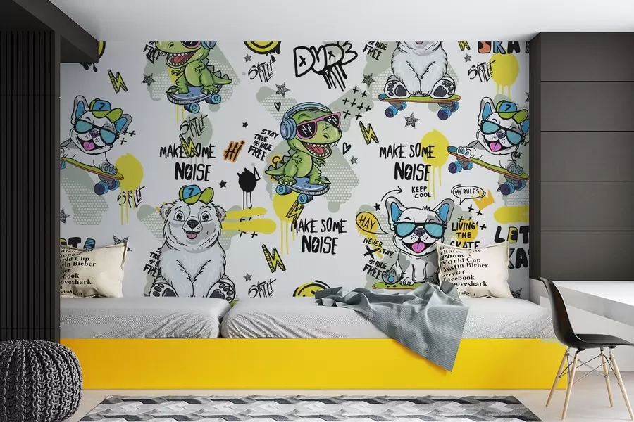 Wall Mural Photo Wallpaper Fairytale characters w04940v1