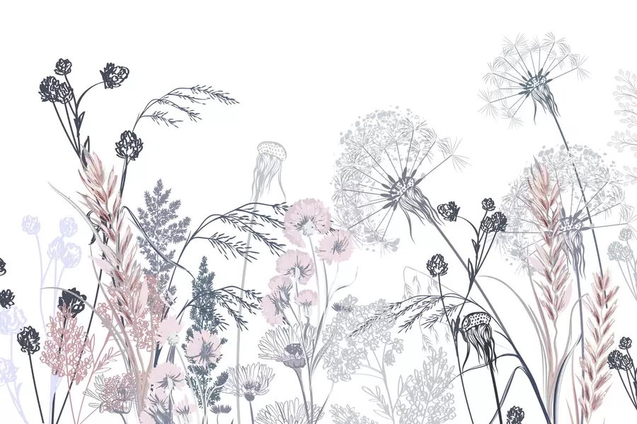 murales Flores silvestres w04943