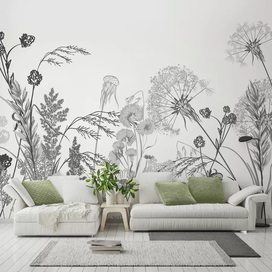 Wall Mural Photo Wallpaper Wildflowers w04943v3