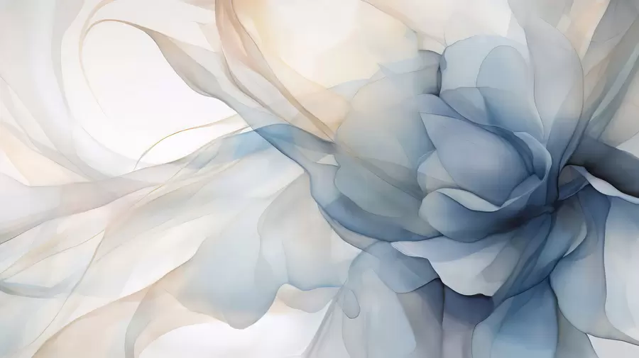 Wall Mural Photo Wallpaper Delicate floral veil w04944