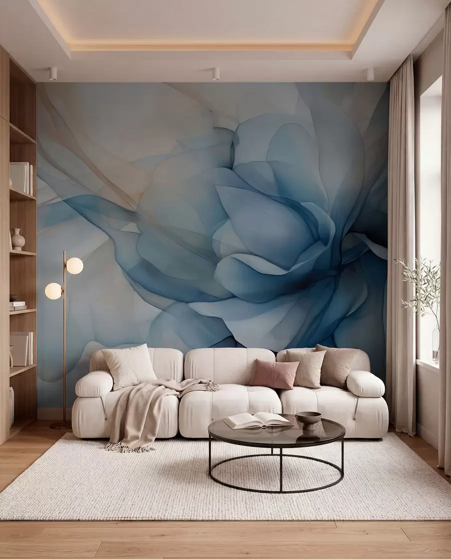 Wall Mural Photo Wallpaper Delicate floral veil w04944