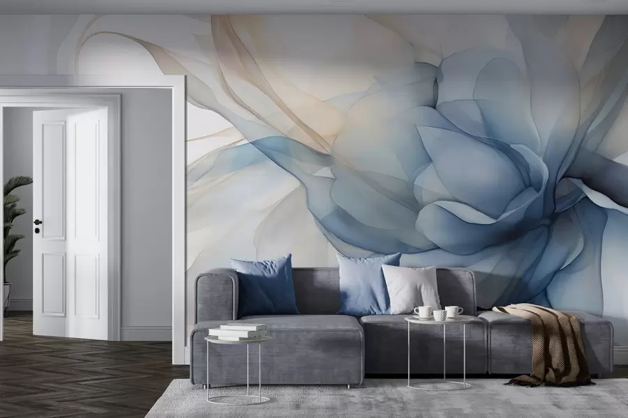 murales Delicado velo floral w04944
