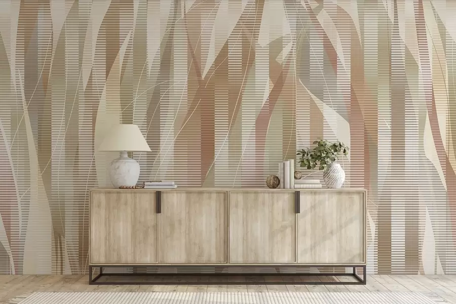 Wall Mural Photo Wallpaper Intertwining elements w04945