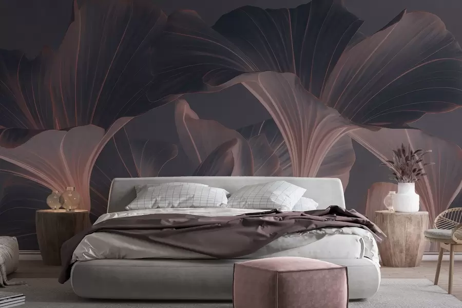 peintures murales Gros bourgeons w04947v2