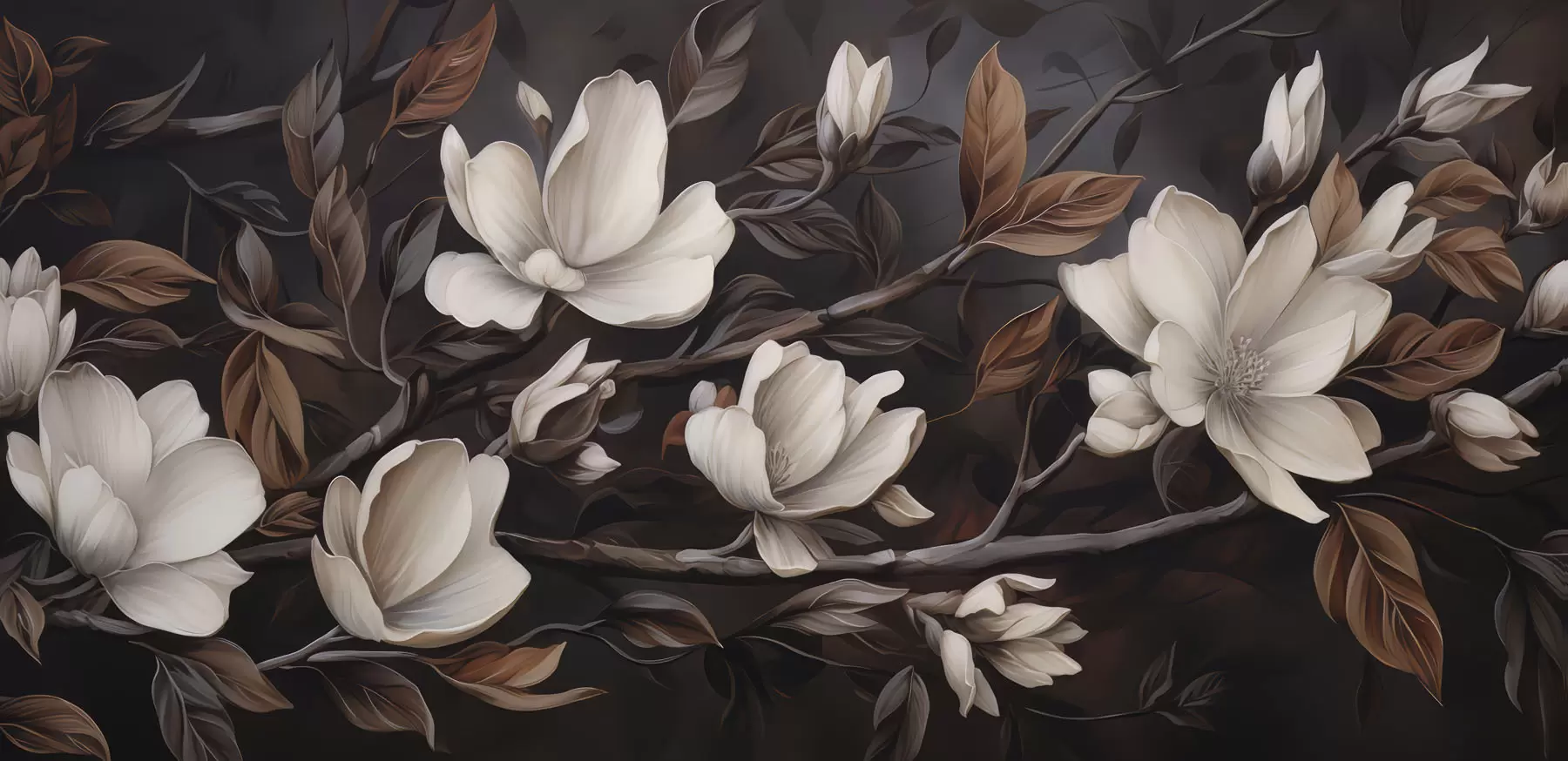 wall murals Elegant tree branch w04950