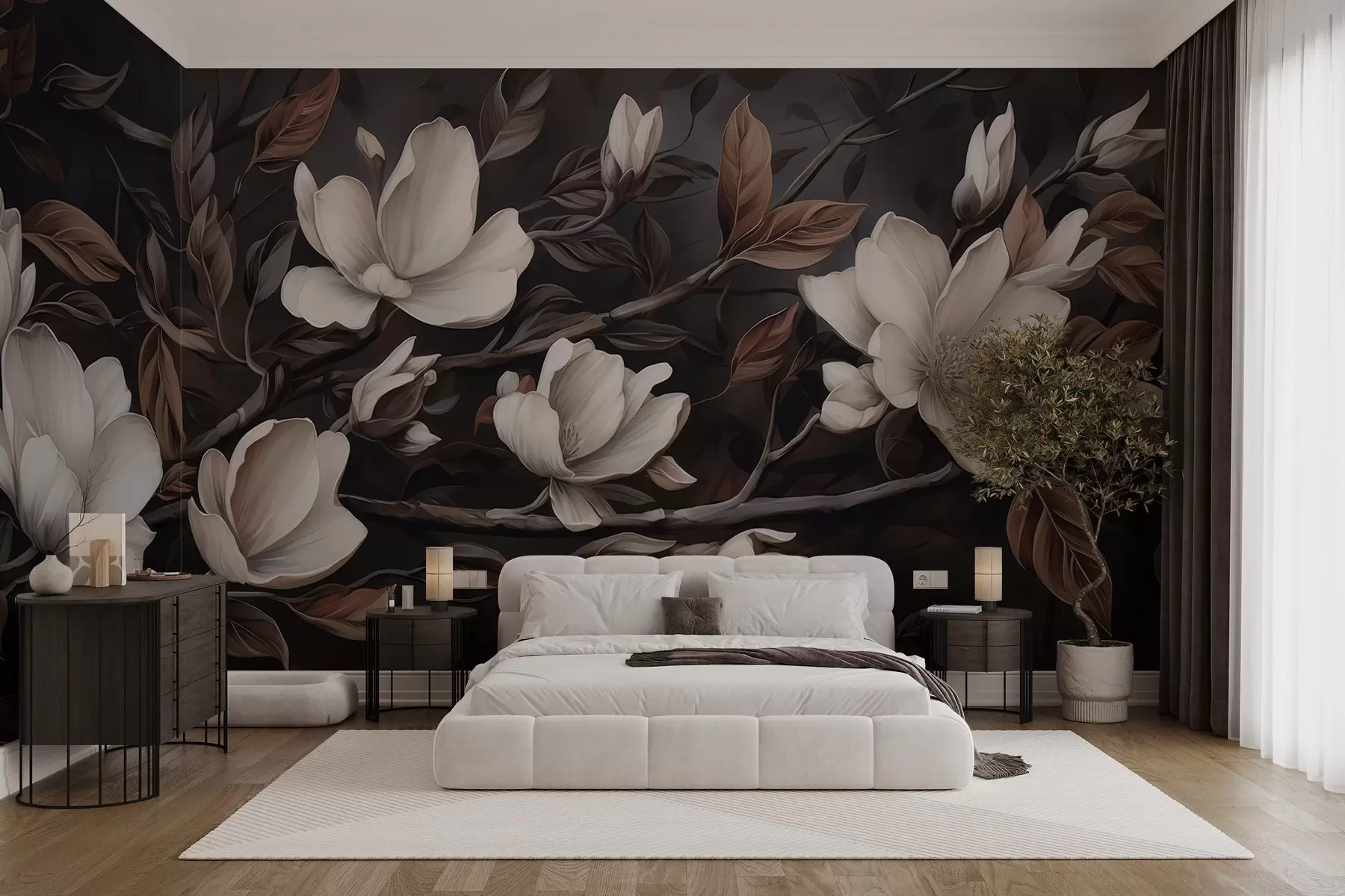 Wall Mural Photo Wallpaper Elegant tree branch w04950