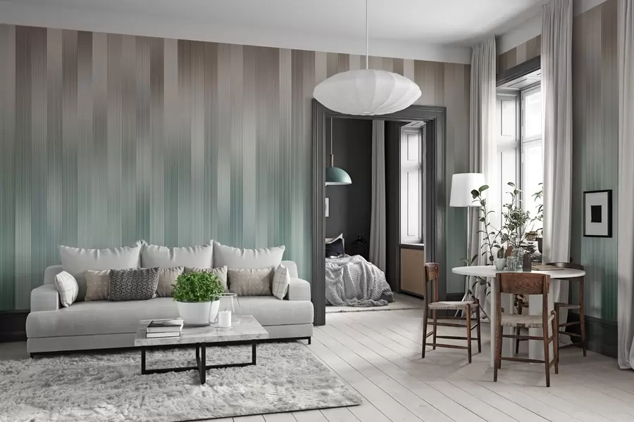 Wall Mural Photo Wallpaper Harmony of vertical lines w04952