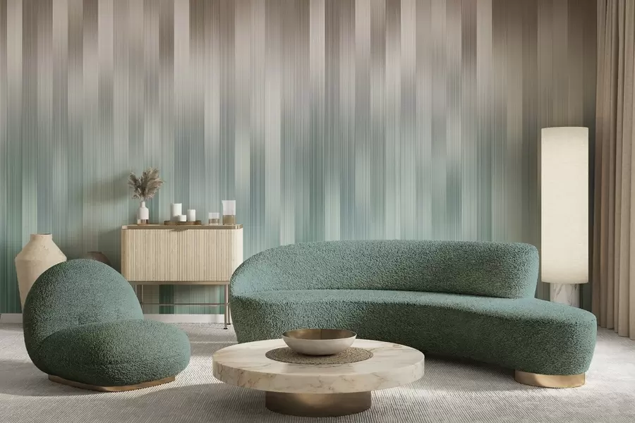 Wall Mural Photo Wallpaper Harmony of vertical lines w04952