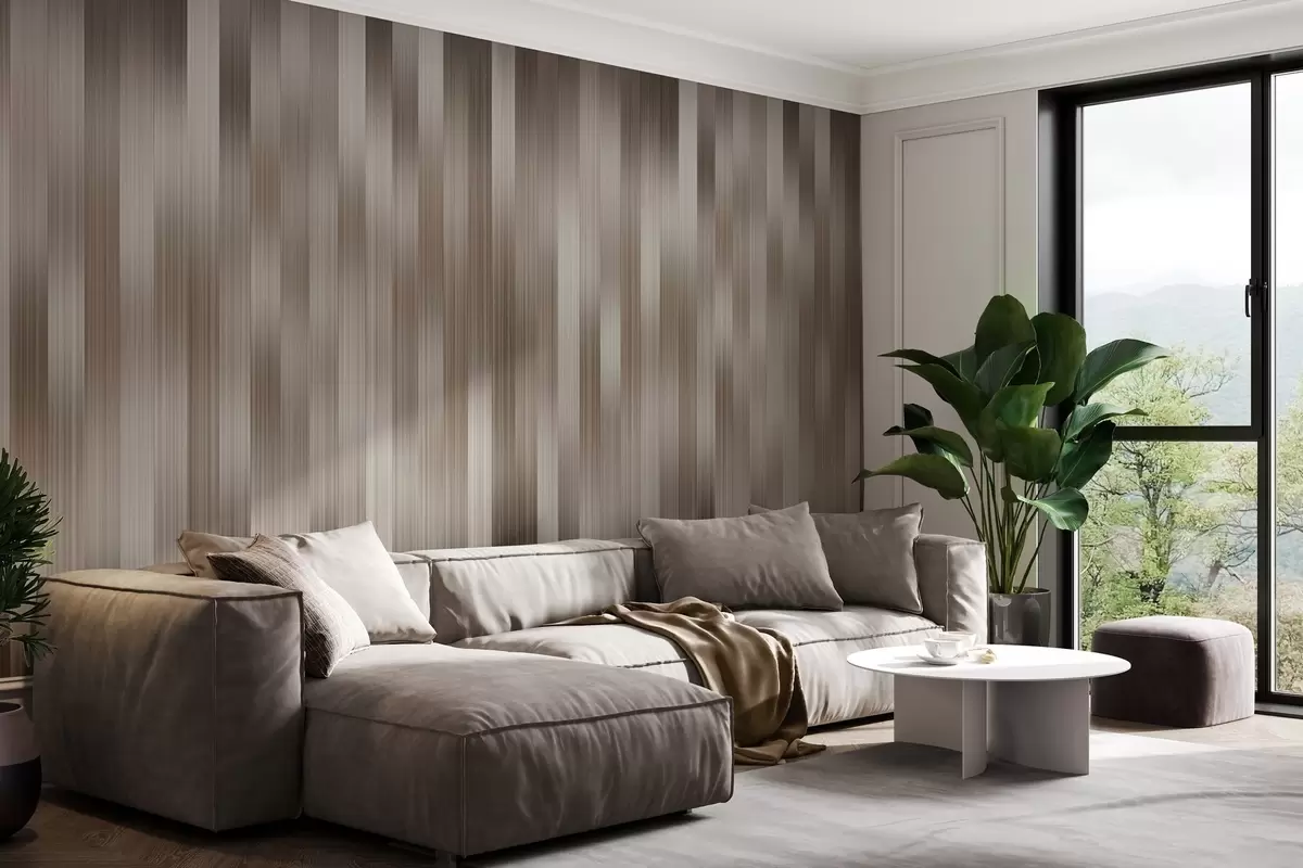 wall murals Harmony of vertical lines w04952v1