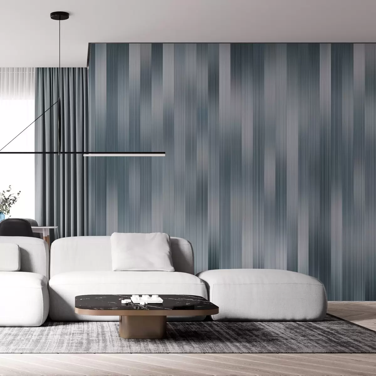 Wall Mural Photo Wallpaper Harmony of vertical lines w04952v2