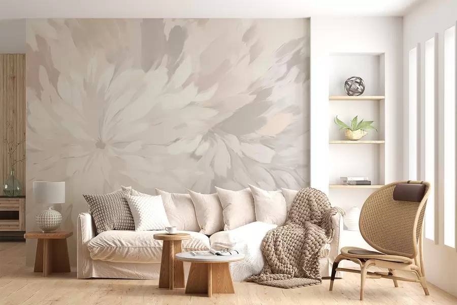 Wall Mural Photo Wallpaper Abstract flowers w04914