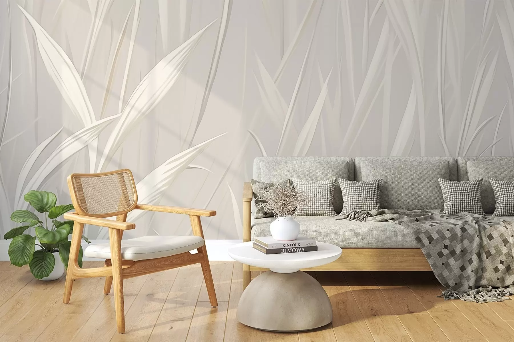 wall murals Abstract grass w04915