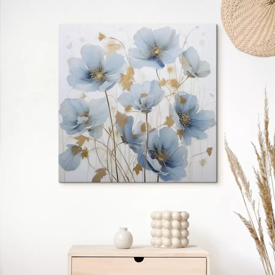 wall murals Delicate flowers s46823
