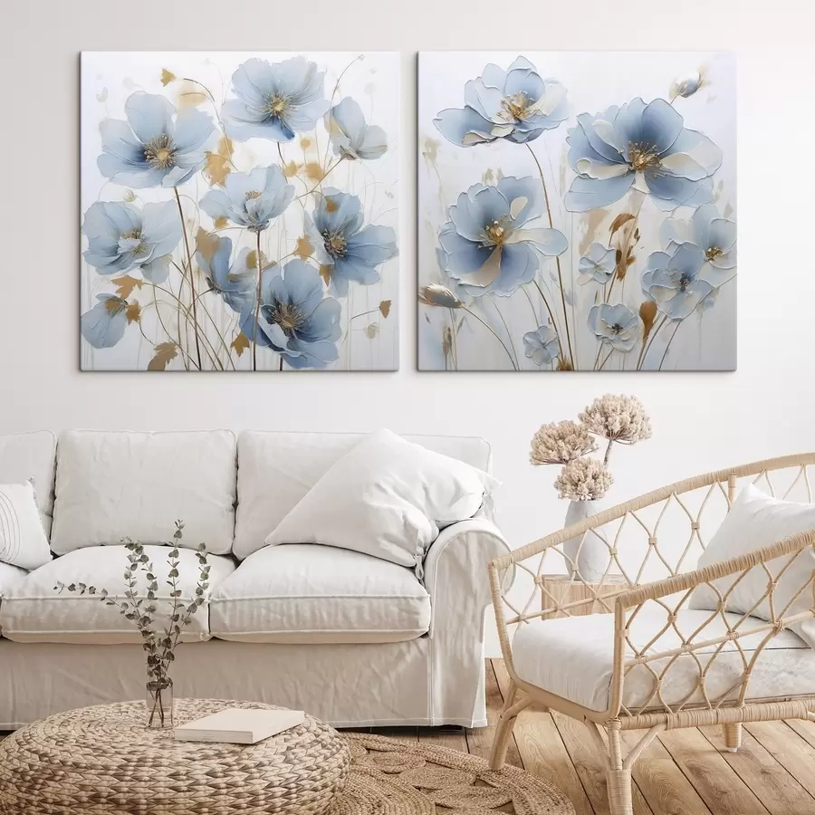 wall murals Delicate flowers imitation of painting m01044