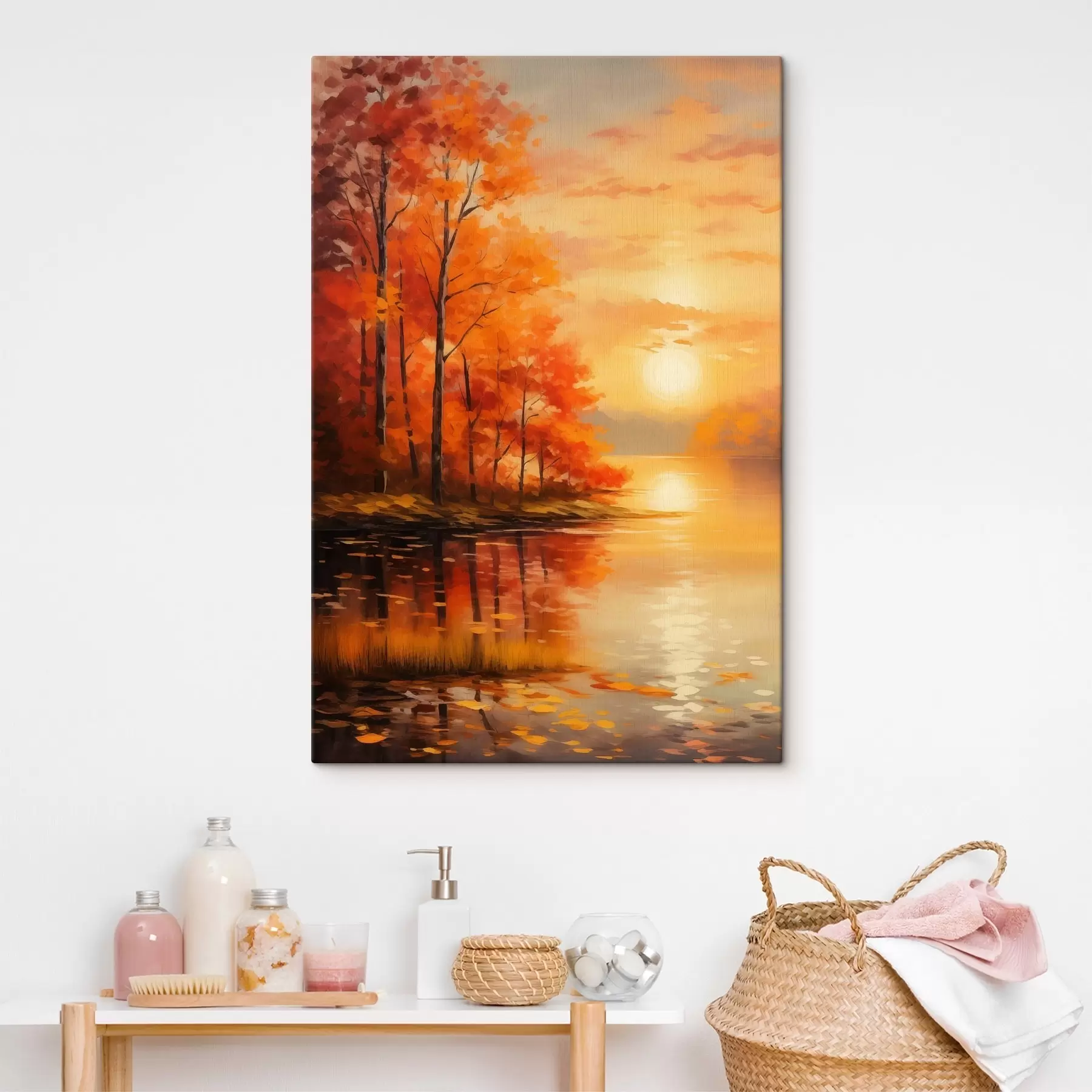 wall murals Autumn forest s46771