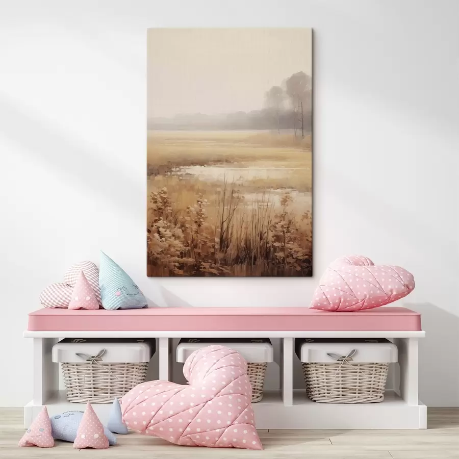 murales Flores secas en un campo s46780