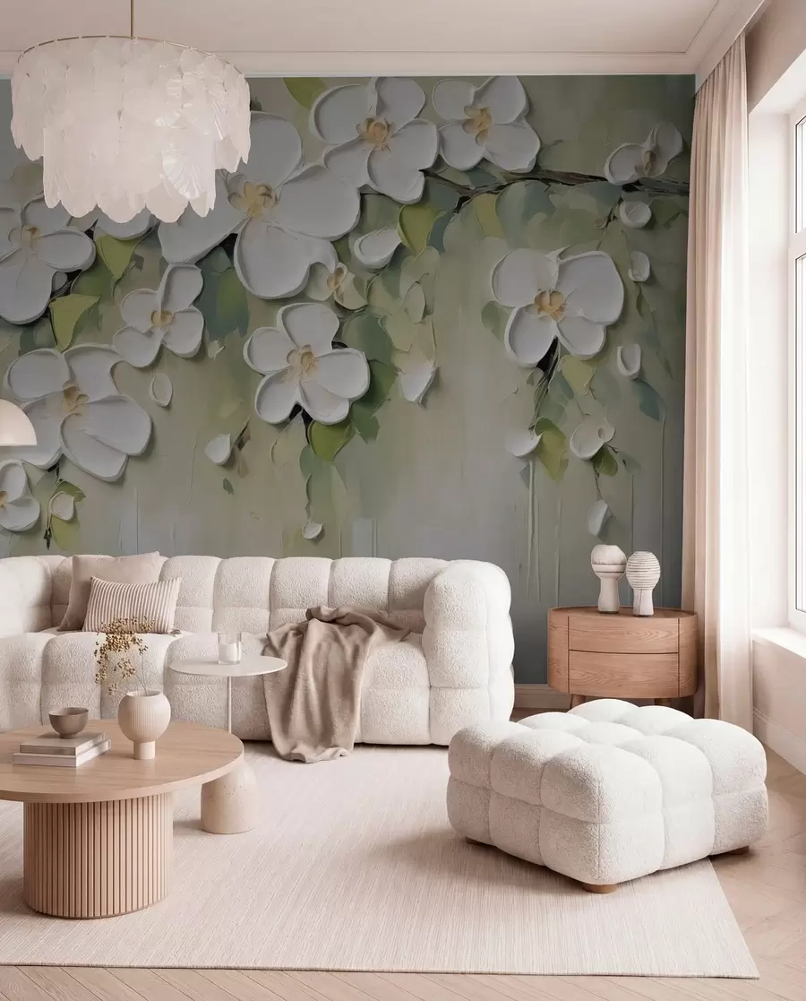 Wall Mural Photo Wallpaper A branch with flowers w04978