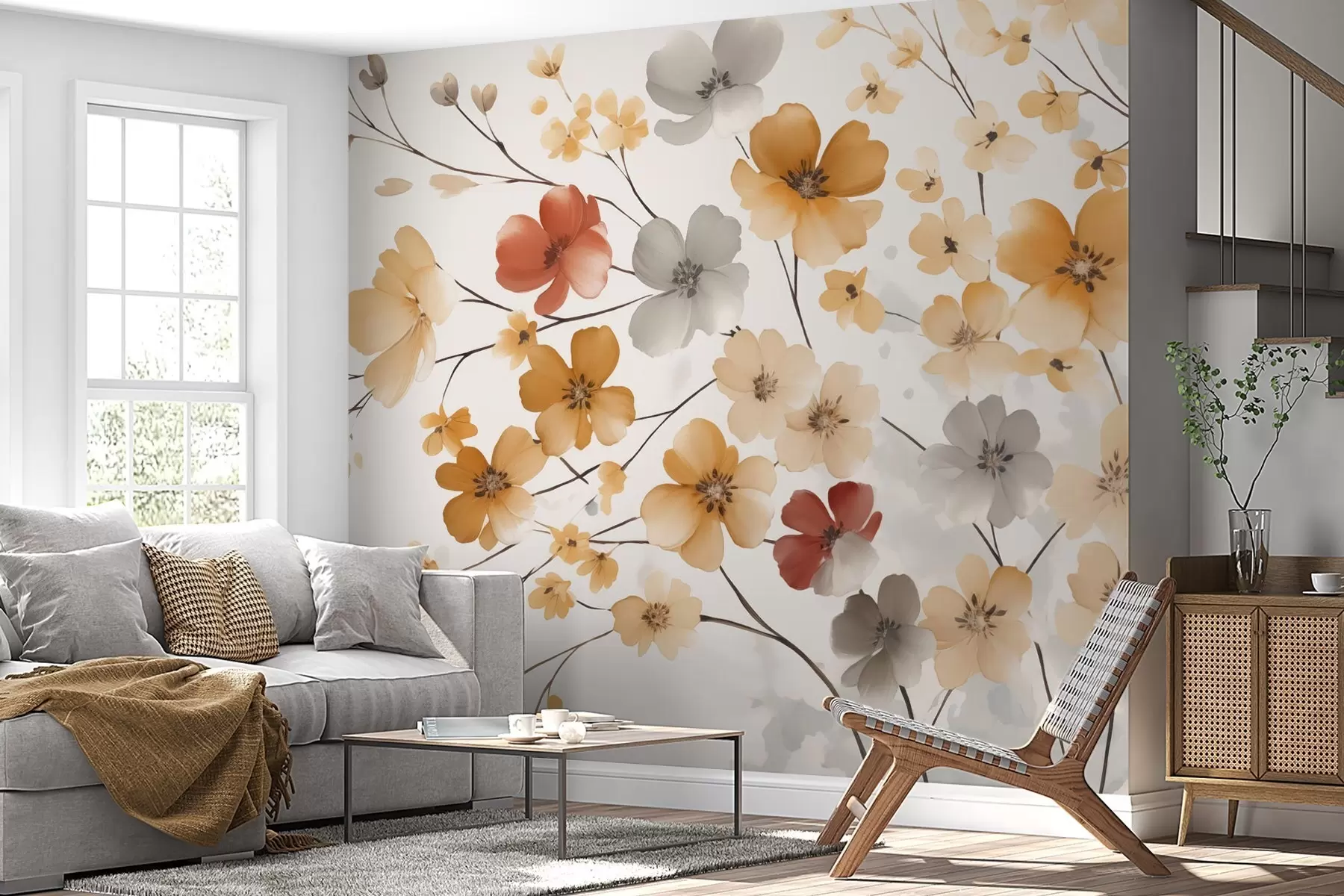 Wall Mural Photo Wallpaper Wildflowers w04980