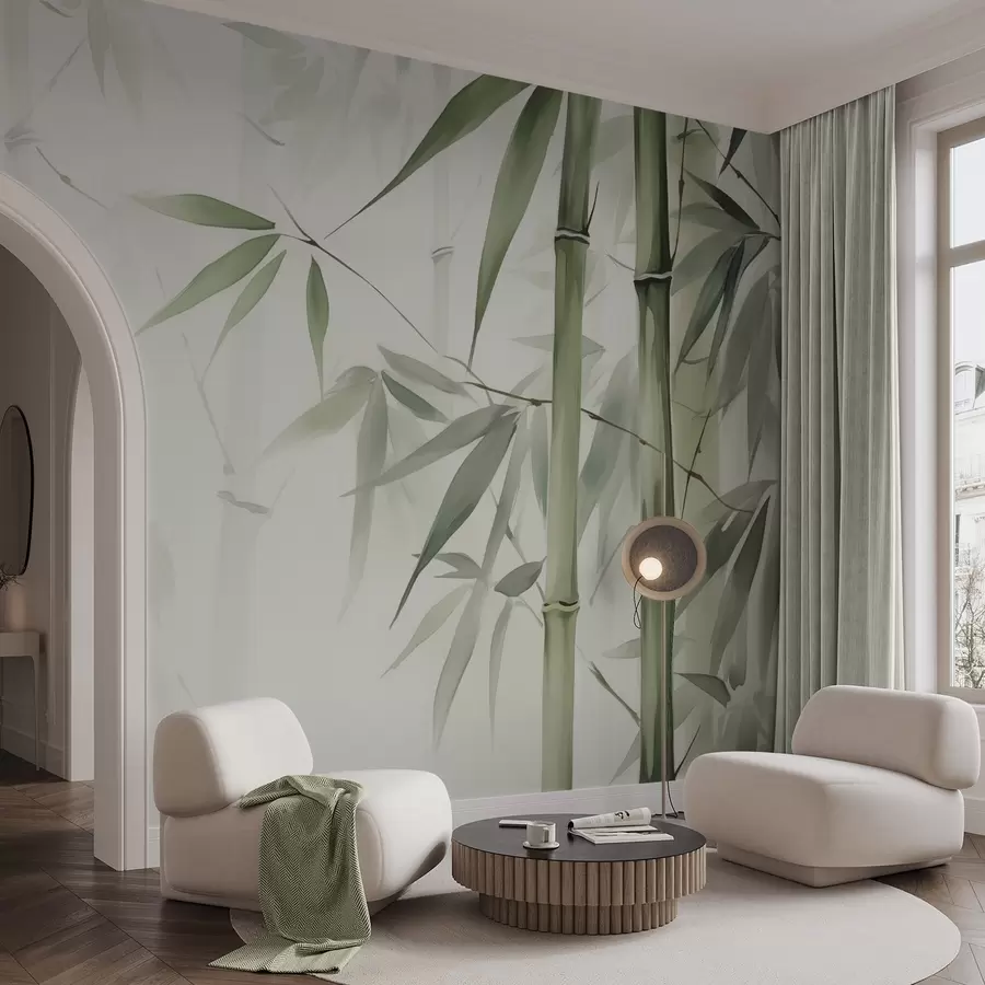 wall murals Bamboo w04981