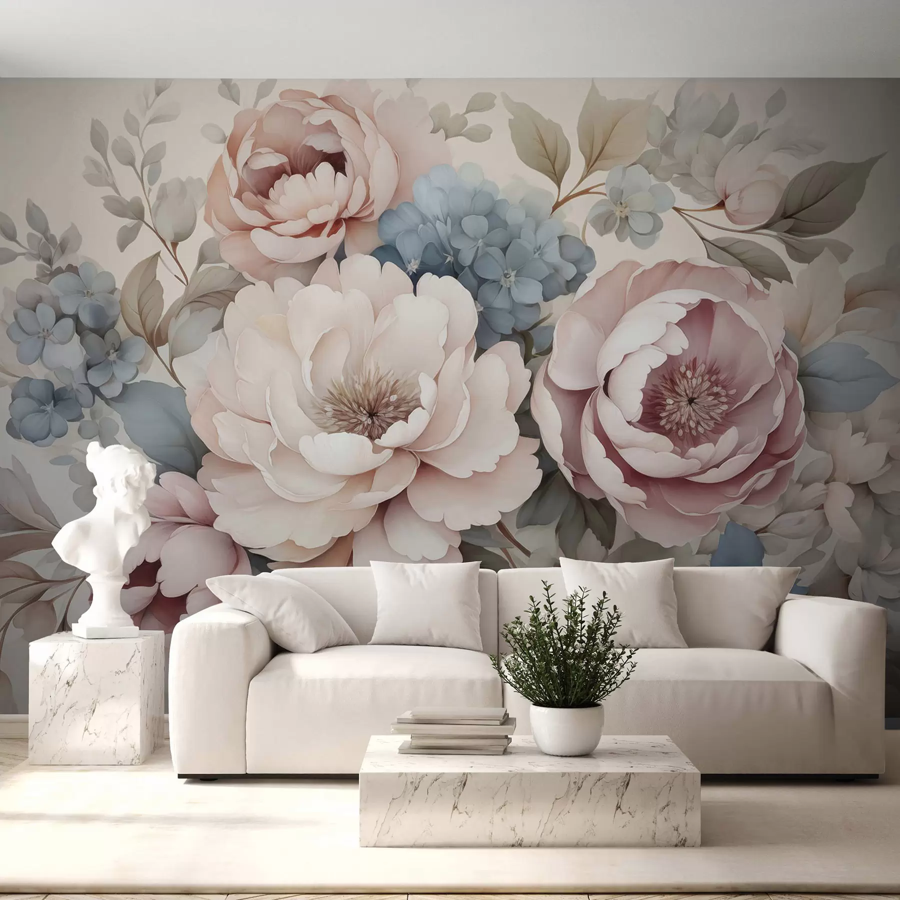 wall murals Delicate flowers w04982