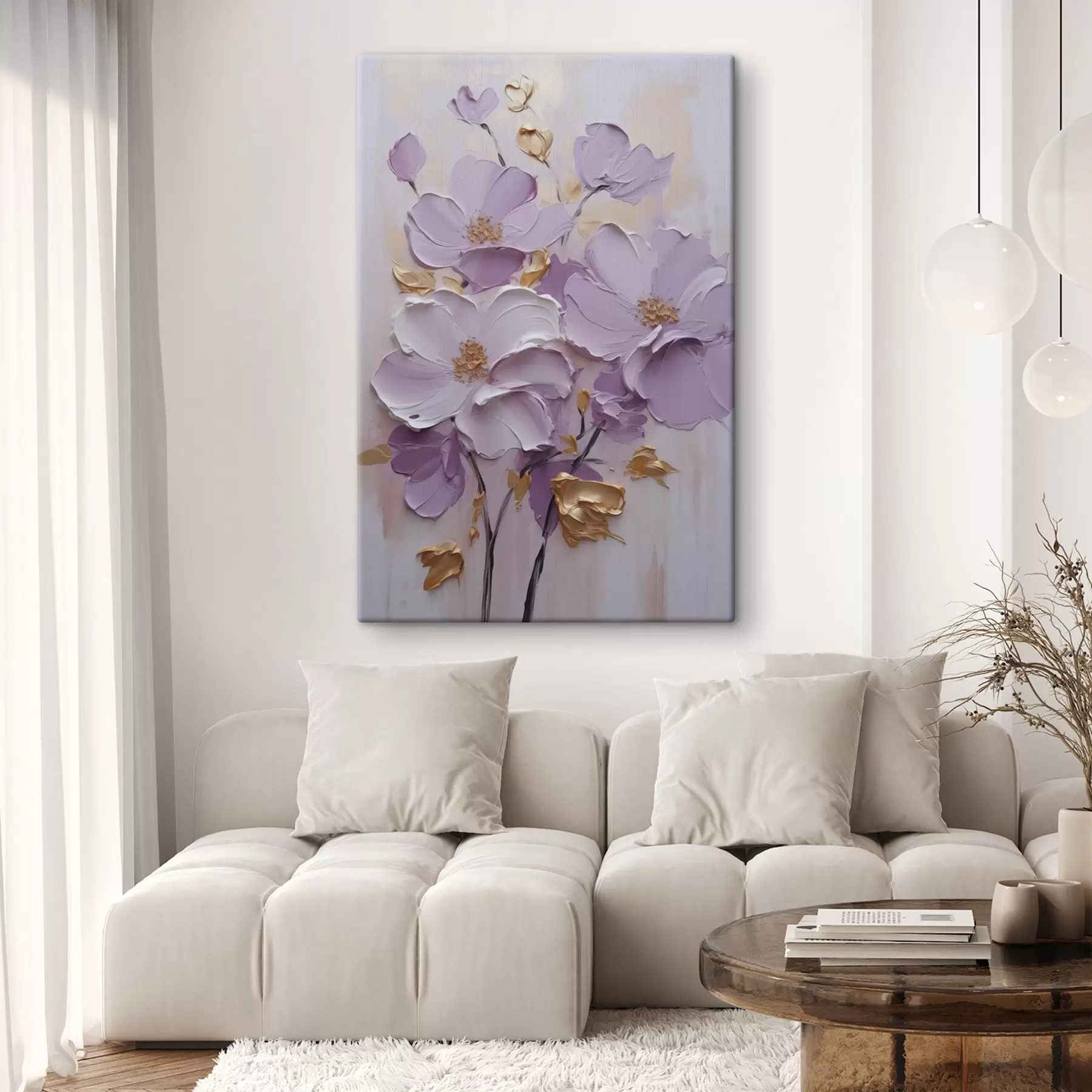 wall murals Abstract flowers s46838