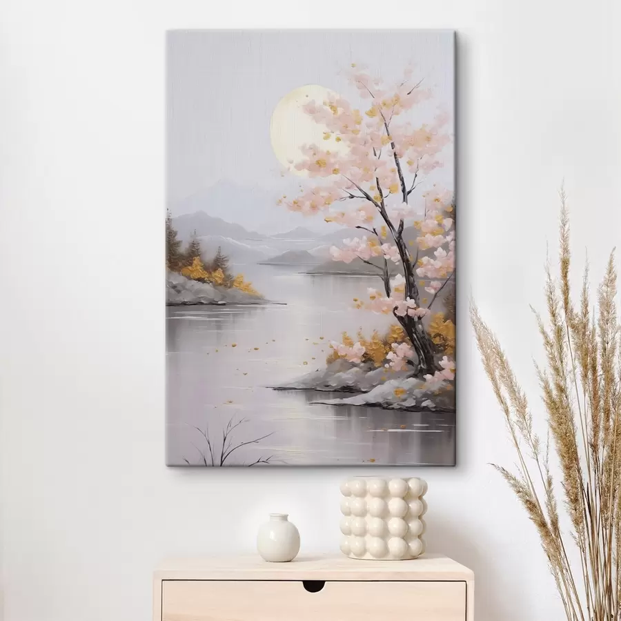 murales Imitación abstracta de un paisaje pintado s46840