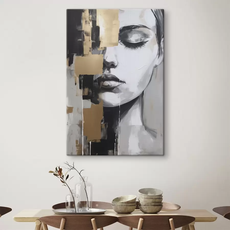 wall murals Abstract portrait s46842
