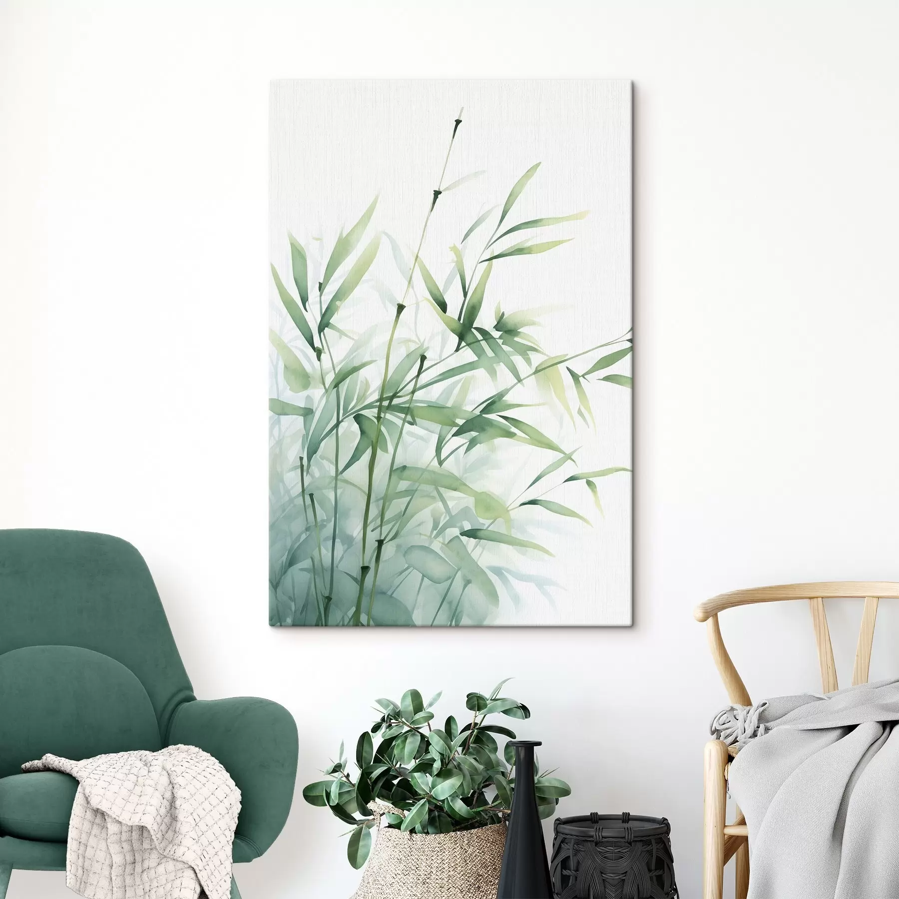 wall murals Bamboo Plants s46877