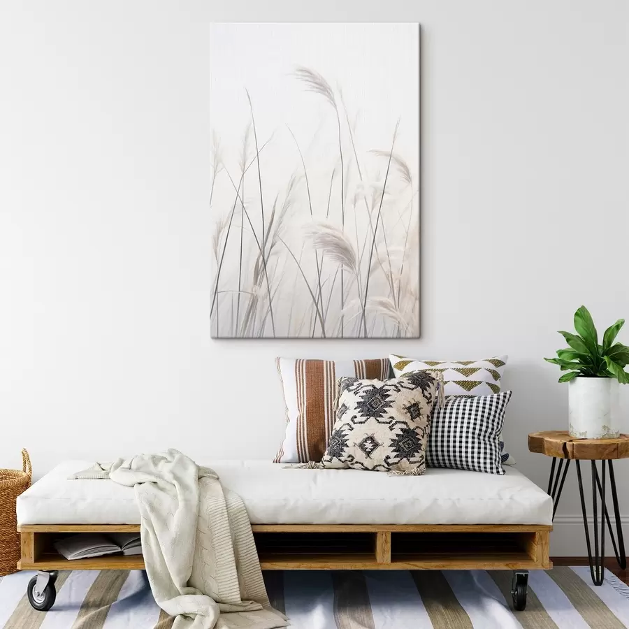 wall murals Plants on a Light Background s46883