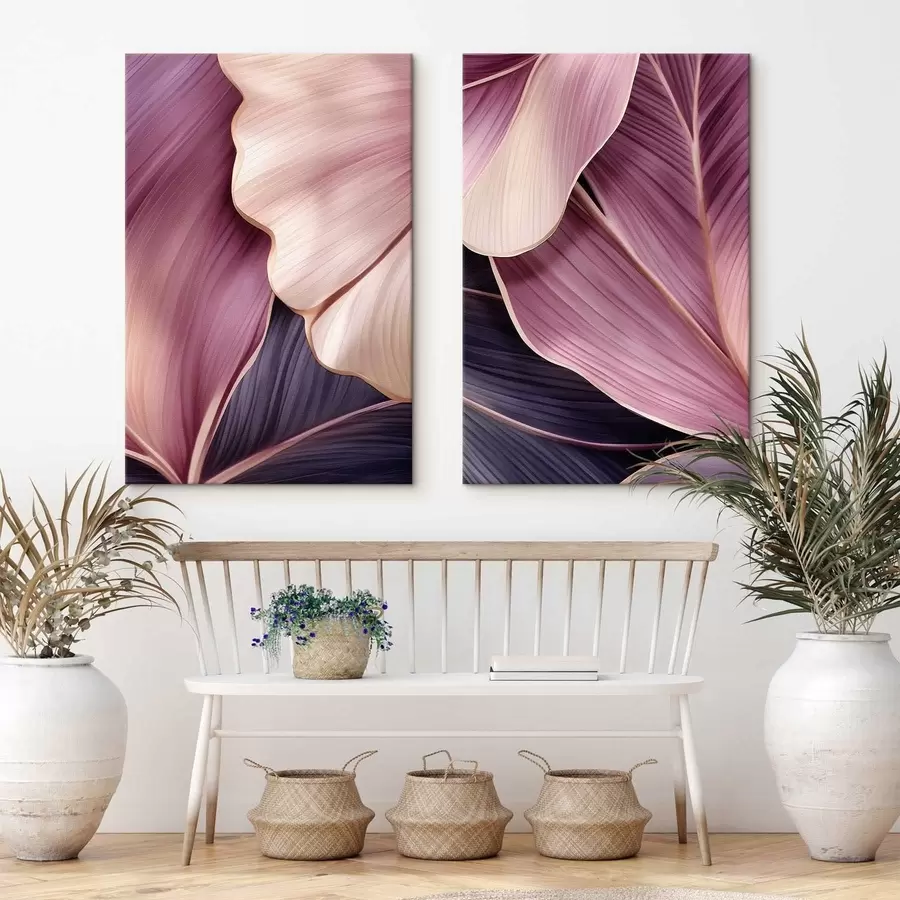 wall murals Abstract Leaves m01059