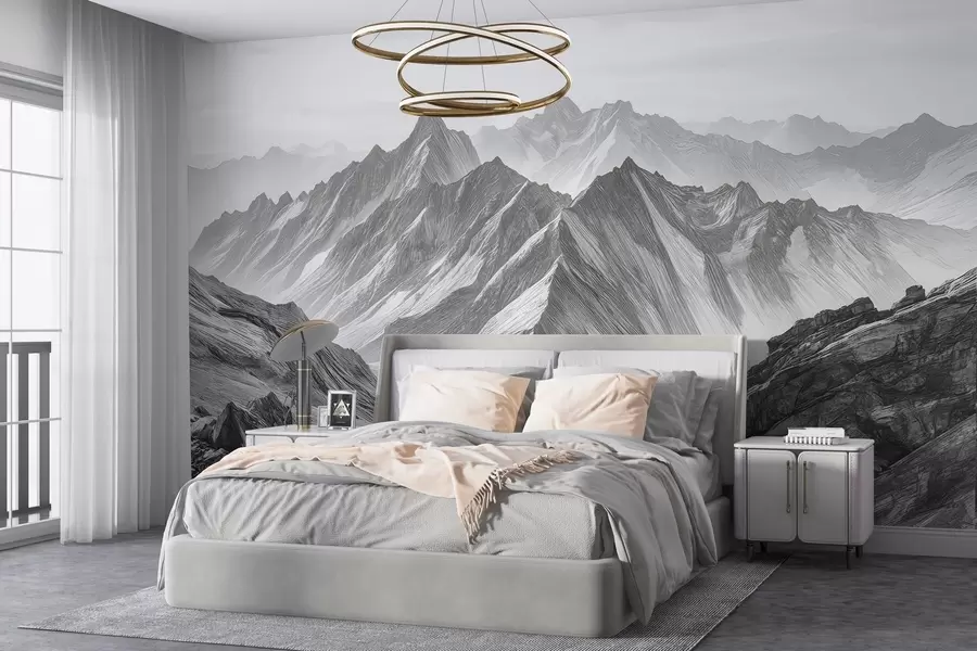 Wall Mural Photo Wallpaper Exquisite mountains w04997
