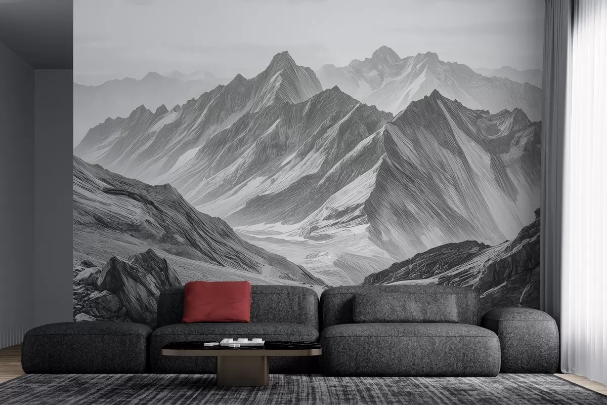 Wall Mural Photo Wallpaper Exquisite mountains w04997