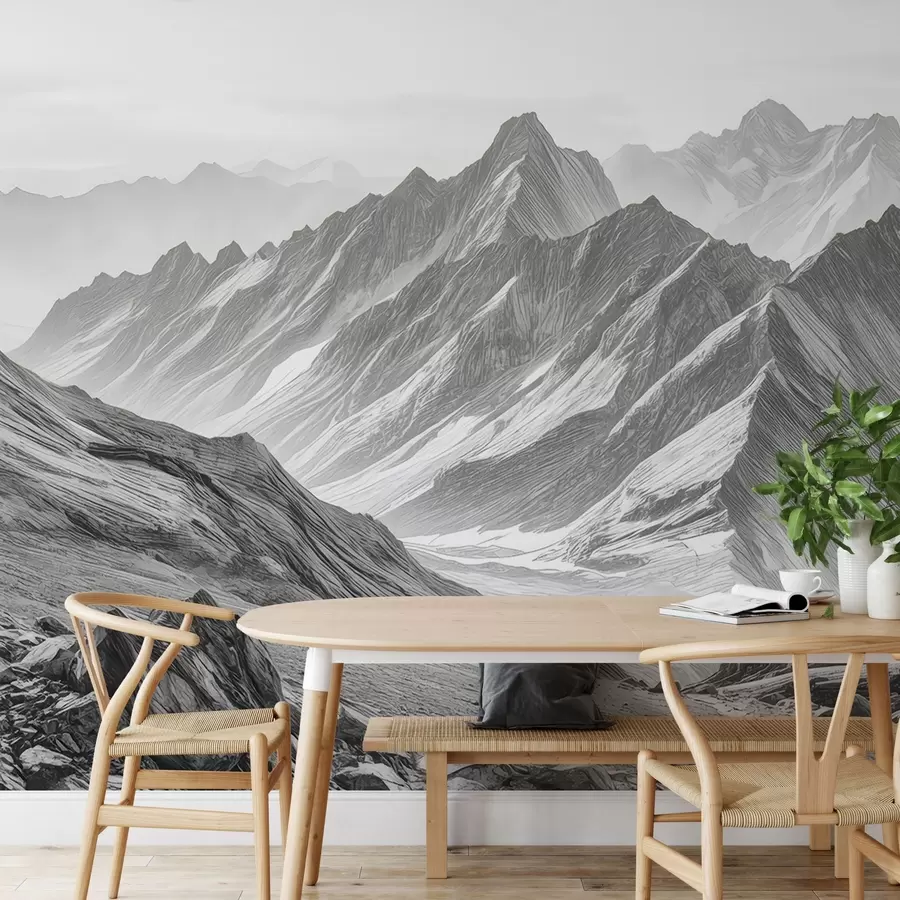 Wall Mural Photo Wallpaper Exquisite mountains w04997