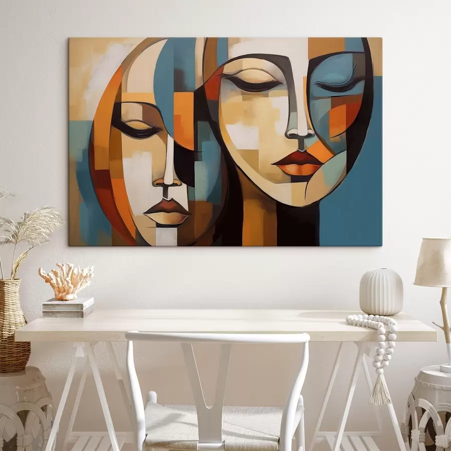 wall murals Abstract portrait s46869