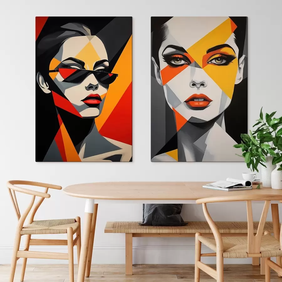 murales Retratos abstractos m01077