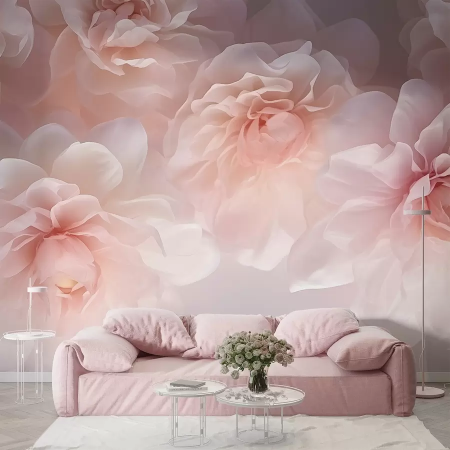 Wall Mural Photo Wallpaper Peonies w04919