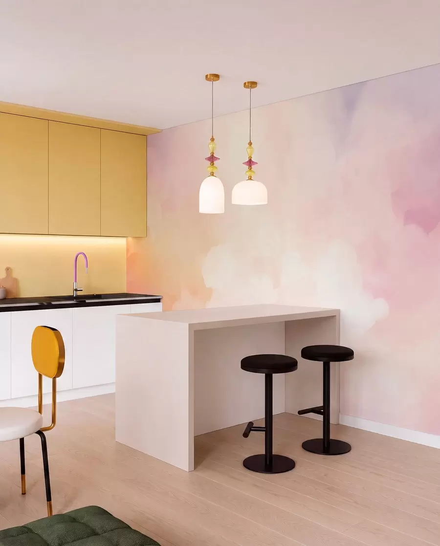 peintures murales Nuages w04983