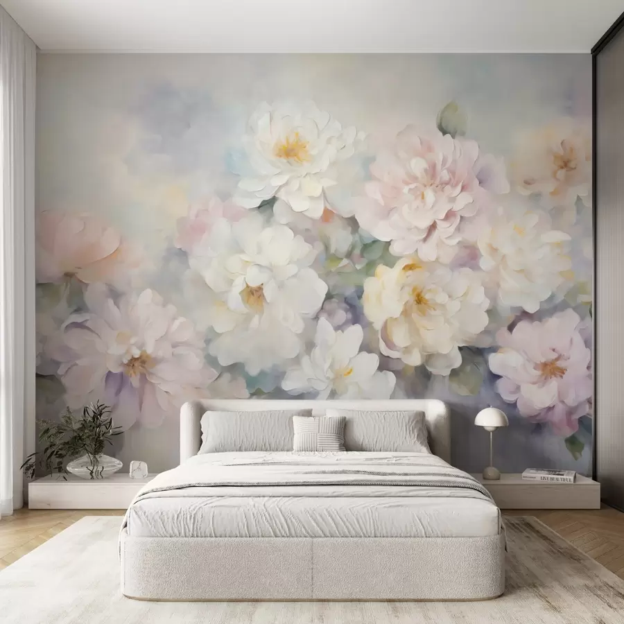 wall murals Delicate flowers w09595